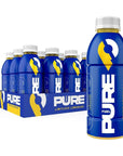 Pure Fuel Hydration Limitless Lemonade Flavor Hydration Drinks  PlantBased Healthy Electrolyte Drinks with Turmeric and BVitamins  No Added Sugar  12 Pack x 169 fl oz Bottles