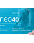 HumanN Neo40 Daily Heart & Blood Circulation Supplements to Boost Nitric Oxide - Supports Blood Pressure - from maker of SuperBeets -Includes 30 Dissolvable Tablets - Tasty Fruity Flavor