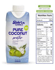 Boho Chax 100 Natural Coconut Water No Sugar Added Filled with Essential Vitamins and Electrolytes for Superior Hydration Not From Concentrate Pure Coconut Flavor 1116 Fl Oz 12Pack