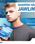 Gymgum Jawline Gum  Hard Chewing Gum For Jaw Strength  Train Your Facial Features  Mewing Jaw Gum  Ultimate Jawline Exerciser  0 Calories  Sugar Free Hard Gum Arctic Mint 40 Count