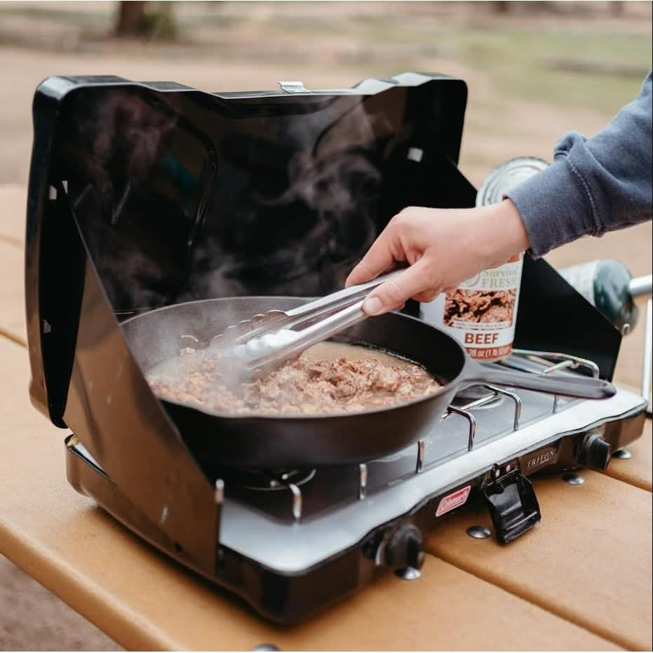 Survival Fresh Mixed Canned Meat  All Natural Canned Meat 2 Beef 2 Chicken 2 Ground Beef  Emergency Survival Meal 145oz Small Cans for Camping  Hiking  Meats from USA Farms 6 Pack