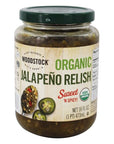 Woodstock Farms  Organic Jalapeno Relish  16 oz