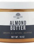 Fresh Vintage Farms Almond Butter, Extra Smooth, No Sugar, No Salt, Non GMO, Gluten Free, Paleo, KETO, Sustainably Farmed, California Grown, 16 oz