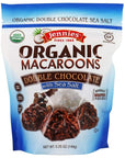 Jennies  Organic Macaroons Double Chocolate with Sea Salt  525 oz