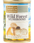 Roland Foods Premium Canned Wild Forest Mushrooms 141 Ounce Can Pack of 4