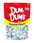 Dum Dums Lollipops Blu Raspberry Flavor 150 Ct Bag