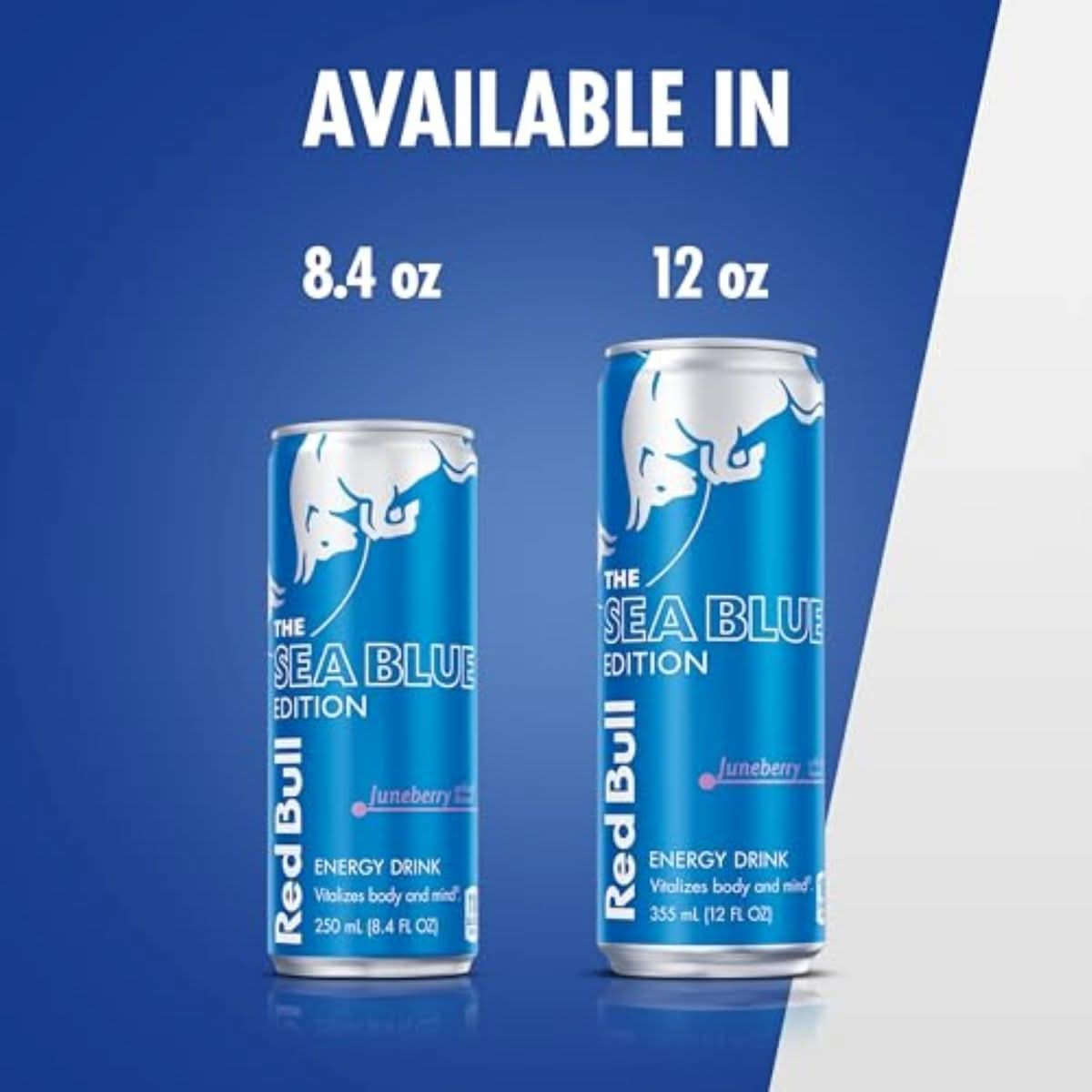 Red Bull Sea Blue Edition Juneberry Energy Drink 84 Fl Oz 24 Cans