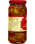 Mezzetta Sliced Hot Cherry Peppers  Gluten Free Keto Kosher  16 Fluid Ounce Jar Pack of 6