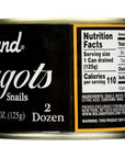 Roland  Escargots Snails 4 775 oz Cans