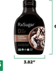 RxSugar Organic Chocolate Syrup 2Pack  Allulose sweetener  DiabetesSafe Natural Sugar  Keto Certified  NonGMO Project Verified  GlutenFree Certified