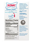 Sonic Ocean Water Singles To Go Drink Mix  6 Boxes  36 Sticks  Zero Sugar  Low Calorie  36 Total Servings