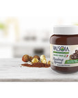 Hazelnut Spread with cocoa  14OZ Vegan Low Sugar Palm Oil Free Creamy Chocolate Spread High Protein Gluten Free