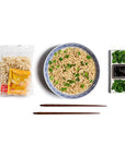 ASha Healthy Ramen Noodles With Original Soy Sauce  Chewy Mandarin Medium Sized Noodles 1 Bag5 Servings