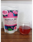 Exquisite Bali Rosella Powder Tea 35oz Herbal  Natural Beautiful Red Color Drink for Special Events