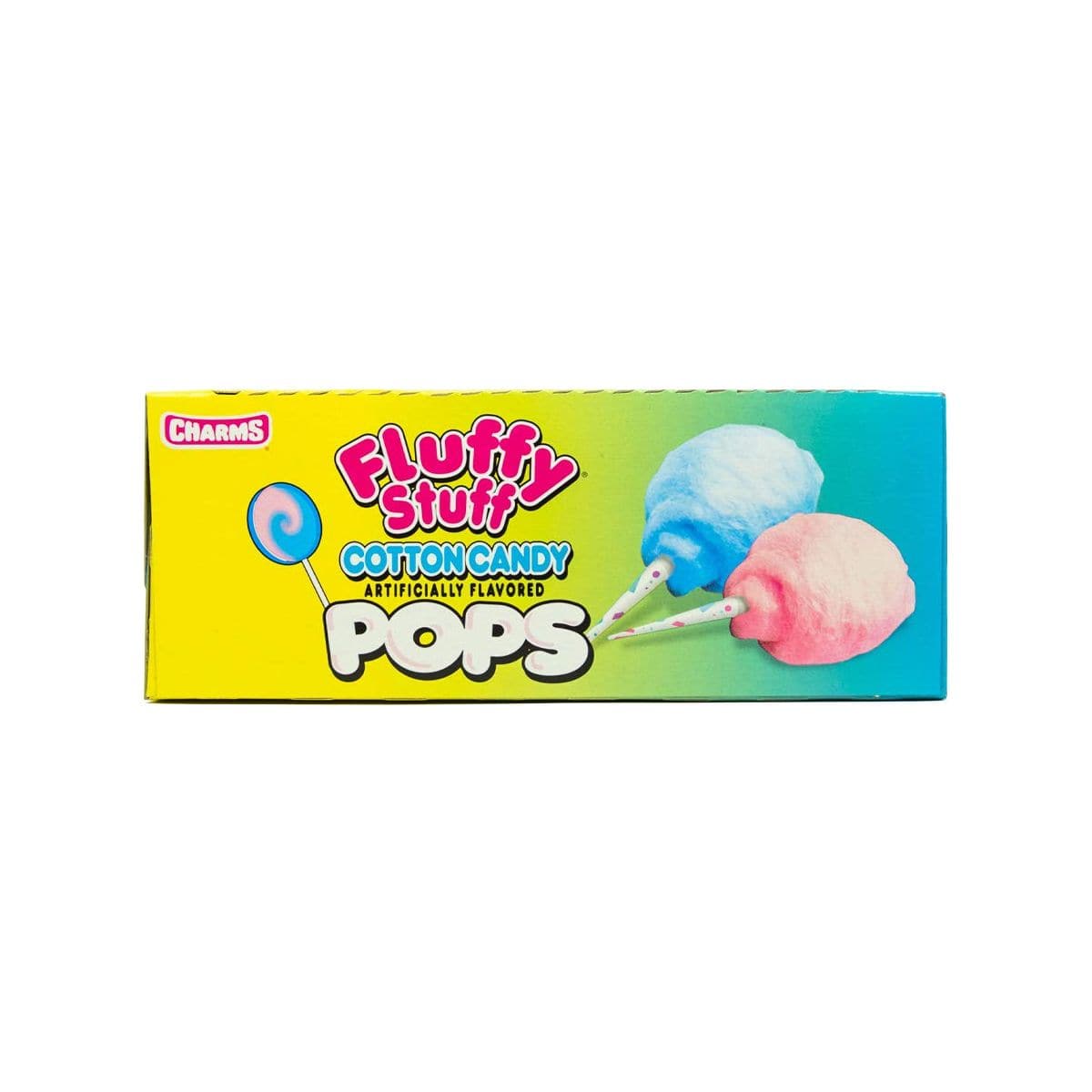 Fluffy Stuff Cotton Candy Pops 48 Count Box of 062 Oz 2976 Oz