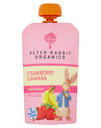 Pumpkin Tree Peter Rabbit Organics Strawberry and Banana Pure Fruit Snack, 4 Ounce (Pack of 10)