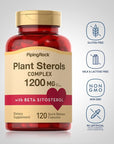 Piping Rock Plant Sterols Supplements 1200 mg | 120 Capsules | Plant Sterols Complex | with Beta Sitosterol | Non-GMO, Gluten Free