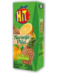 Generic Jugos Hit  Sabor Naranja Piña  200 ml  7 oz  Pack Por 6 unidades  Bebida de Frutas en Caja  Despensa Colombiana