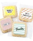 Thank You Cookies Party Favors Bulk Individually Wrapped Sugar Cookies 24 Pack Gift Basket Decorated Cookie NutFree