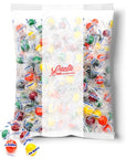 LaetaFood Jawbreakers Mini Hard Candy Fruit Flavored Assortment Individually Wrapped 1 Pound Bag