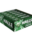 Mexican Halls Yerba Buena Spearmint Flavor 12 pack Original Classic Edition version mexicana 12 individually Sealed Packs with 9 pieces hard candy dulce macizo