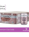 Fever Tree Club Soda Club Soda  Premium Quality Mixer  Refreshing Beverage for Cocktails  Mocktails Naturally Sourced Ingredients No Artificial Sweeteners or Colors  507 Fl Oz Pack of 24Packaging May Vary