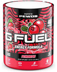 G Fuel PewDiePie Energy Powder, Sugar Free, Clean Caffeine Focus Supplement