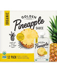 Golden Farms Pineapple Pouches, Single Ingredient Healthy Snacks (Pack of 12), 100% Pure Fruit, No Added Sugar, Vegan, Gluten-Free, Kosher, Organic Squeeze Pouch 3.17oz Each…