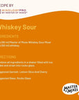 Master of Mixes Whiskey Sour Drink Mix Ready To Use 1 Liter Bottle 338 Fl Oz Pack of 3