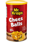 Mr.Krisps Cheese Balls Can - 80 Gm