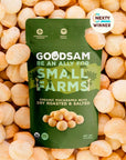 GoodSAM Organic Roasted Macadamia Nuts 1.5 lb, Salted, Gluten Free, Non GMO, Vegan, Keto, Sourced from Kenya, Regenerative Farming, Direct Trade