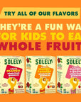 Solely Fruit Gummies Variety Pack of 4 Bundle - 1 of each flavor (Organic Mango, Mango and Orange, Mango and Guava, Mango and Passion Fruit) 13 oz total No Added Sugar Vegan Organic Whole Dried Fruit Snacks