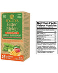 Hyleys Bitter Melon with Green Tea  Mango Flavor  25 Tea Bags  Supports Healthy Liver Function  Herbal Supplement