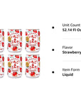 Sangaria Strawberry Milk - Extremely Popular in Japan - 8.69 Fl Oz - Pack of 6