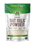 NOW Foods Organic Oat Milk Powder Dairy and Soy Free No Sugar Added Vegan NGMO Gluten Free 12 Ounce