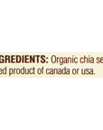 Spectrum Essentials Organic Chia Seed Omega3  Fiber 12 Oz