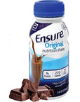 Ensure Original Milk Chocolate Flavor  Nutrition Shake With Fiber  Meal Replacement Shake to Boost Energy is Gluten Free  8 Fl OZ  Pack of 6  Every Order is Elegantly Packaged in a Signature BETRULIGHT Branded Box