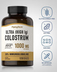 Piping Rock Colostrum Capsules  1000 mg  120 Count