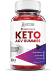 Justified Laboratories Ketonaire Keto ACV Gummies 1000MG Vegan Non GMO with Pomegranate Juice Beet Root B12 60 Gummys