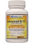 Wonder Laboratories Sublingual Vitamin B12 - (1000 mcg)