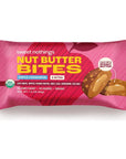 Sweet Nothings, Apple Cinnamon, USDA Organic Nut Butter Bites Protein Bar, Nut & Date Snack, Filled with Peanut Butter, 12-2 Bite Value Packs - No Added Sugar, Plant Based, Vegan, Only 7 Ingredients