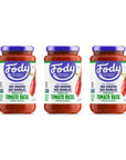 Fody Foods Tomato Basil Pasta Sauce 194 Ounces Low Fodmap Certified Sensitive Recipe  Gut Friendly Premium Quality Ingredients NonGMO Pack of 3