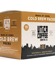 Utica Coffee Roasting Co Cold Brew Steeping Pouches  10 Count 13 oz Pouches  Barista Quality Cold Brew At Home