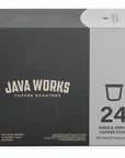 Java Works Coffee  Caramel Macchiato Flavored Coffee Single Serve Capsules  Compatible with Keurig KCup Brewers  24 count