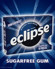 ECLIPSE Winterfrost Sugar Free Chewing Gum Bulk Pack 18 Piece Pack of 8