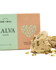 Seed  Mill  Halva  Pistachio  Vegan Kosher  Gluten Free Enjoy This Soft Fudgelike Candy Made from Sesame Paste  Pistachios  Great for Snacking or as a Dessert  8 oz