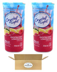 SUPREME BOX Crystal Light Raspberry Lemonade Iced Tea - 12-Quart - Pack of 2