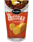 Mrs. Cubbison's Cheese Crisps - 100% Real Cheese, Keto Friendly, Great for Snacking and Salad Topper - Cheddar Flavor, 1.98 Ounce (Pack of 9)