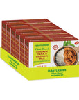 Plantlicious Ready to Eat Plant based Meals Chicken Tikka  Basmati Rice Pack of 6 1234 Ounce  Prepackaged Lunch or Dinner Microwavable Meal Kit Ready in 90 Seconds