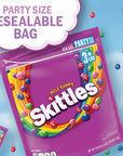 SKITTLES Wild Berry Fruity Candy 50 Ounce(Pack of 1) Party Size Pouch